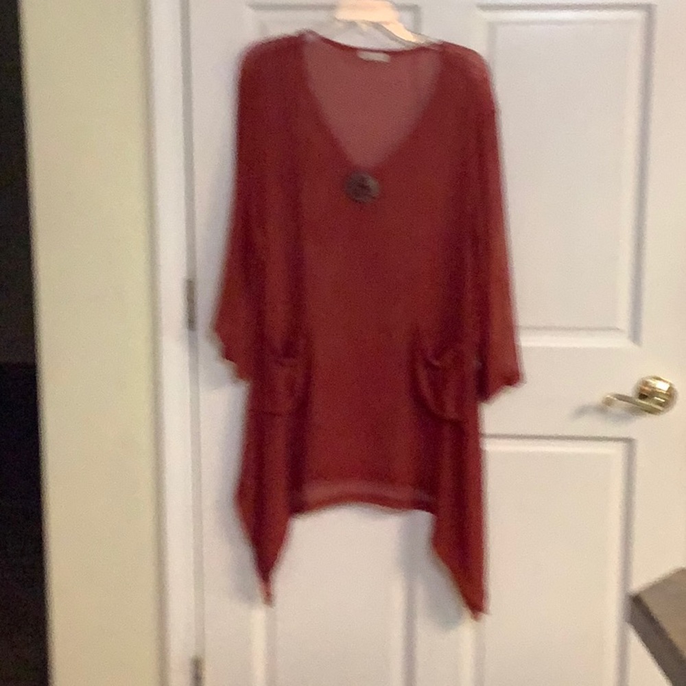 Indigo Soul Mesh Tunic